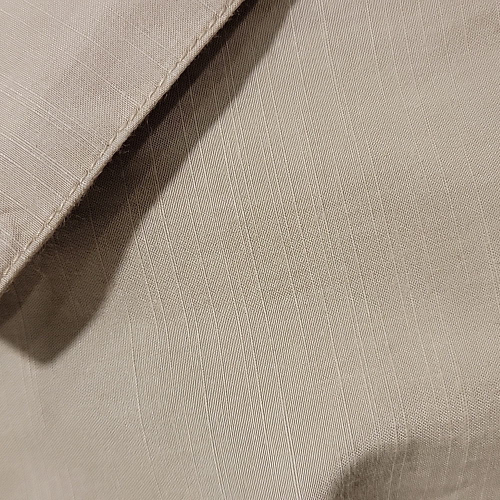 French Connection Tan Button-Up Dress - Picture 2 of 9